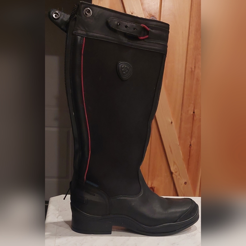 Ariat Extreme Tall Waterproof Insulated Tall Riding Boot Sz. 9B, Black